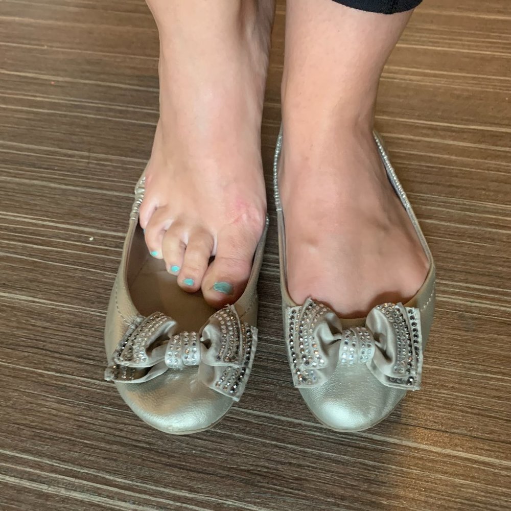 Well-Worn Ladies Shoes-- flats